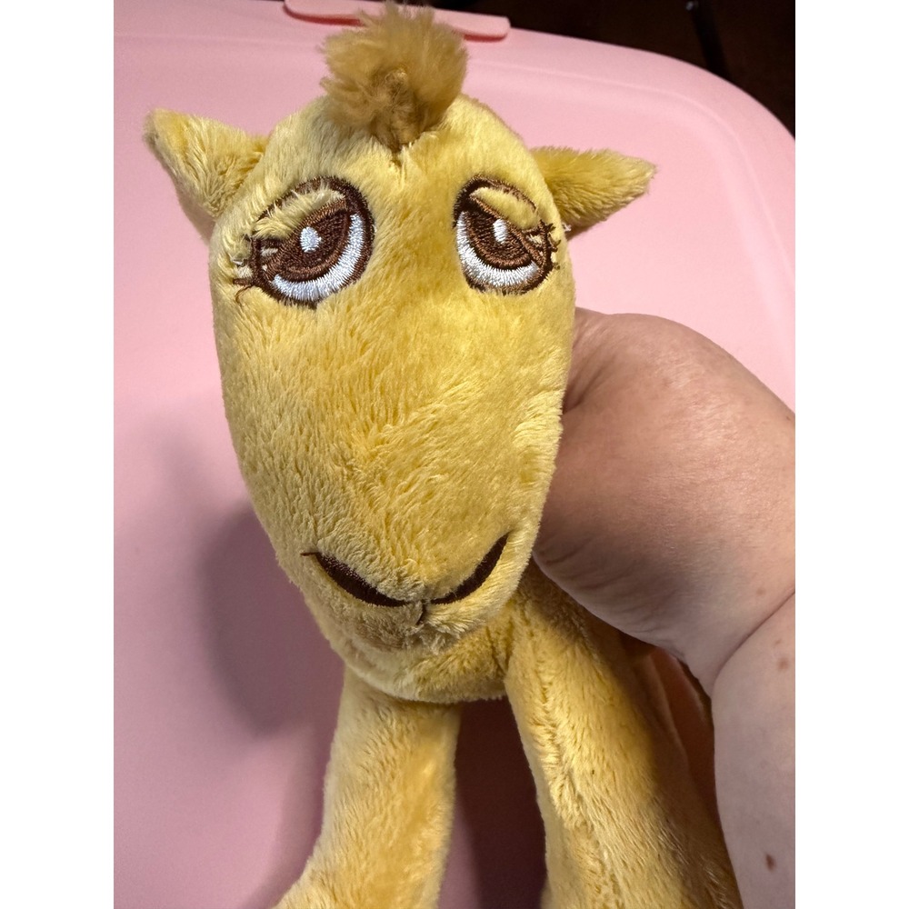 Camel Company Dubai Plush Stuffed Animal Camel Tan Gold 12 Inch Souvenir Toy